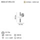 REVOLA TEKLI ESKITME LEDLI APLIK 1X5W