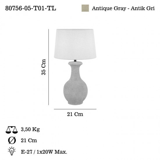 SOLVITO 05 MASA LAMBASI 1XE27