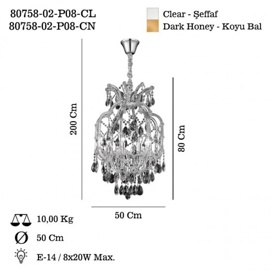 MOCCARA 8 LI SEFFAF B.BOY AIZE 8XE14