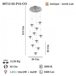 MALPASSO LEDLI 10 LU SARKIT 150W 3000K