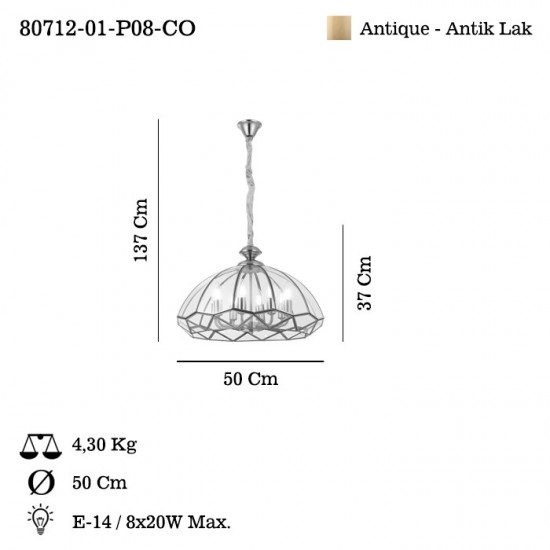 DORSINO 8 LI ANTIK AVIZE 8XE14