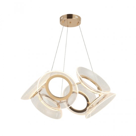 RENZANO 6 LI LEDLI KROM AVIZE 90W 3000K