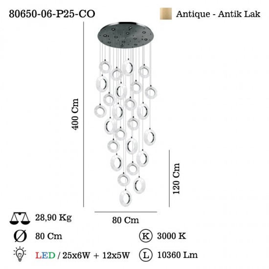 ELASTOS 25 LI ESKITME LEDLI AVIZE 3000K