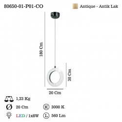 ELASTOS TEKLI ESKITME LEDLI AVIZE 3000K