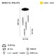 SALENTO 4 LU ALTIN LEDLI AVIZE 7WX4+3WX3 3000K