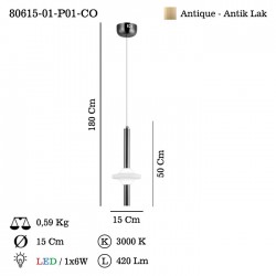 REVOLA TEKLI ESKITME LEDLI AVIZE 1X5W