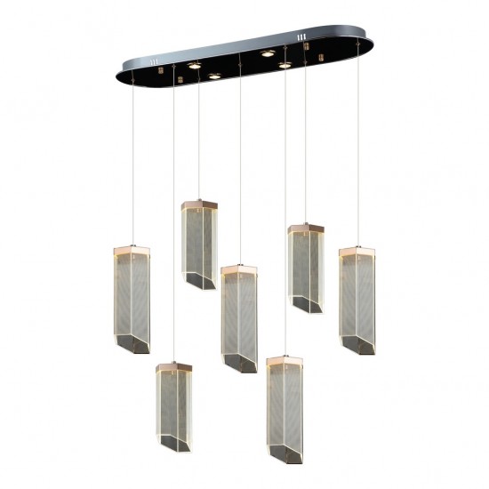 MONORA LEDLI ALTIN M.USTU AVİZE 7X12W 4X5W 3000K