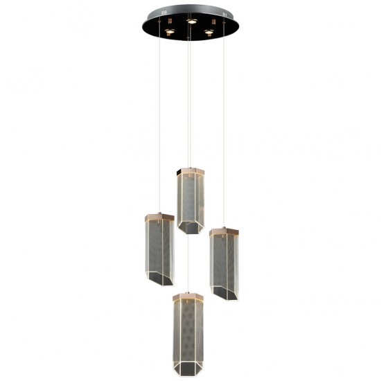 MONORA LEDLI ALTIN SARKIT 4X12W 3x5W 3000K