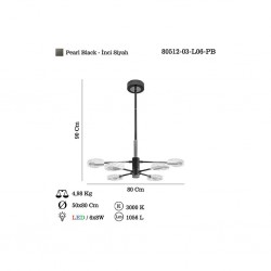 NESTA 6 LI LEDLI M.USTU AVIZE 24W 3000K
