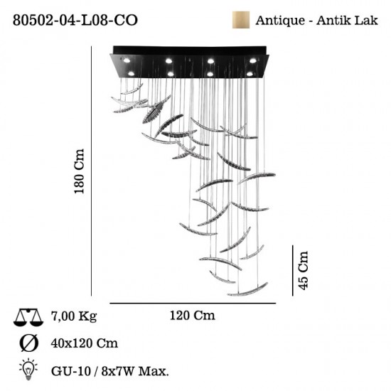 ROVENA 8 LI 120X40 LIK M.USTU SARKIT 8XGU10