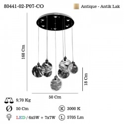 LENTINA 7 LI LEDLI SARKIT 79W 3000K