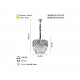 MOLINELLA 50 LIK KROM AVİZE 10XE14