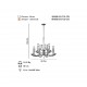 MONTESSO 12 Lİ KROM AVİZE 12XE14