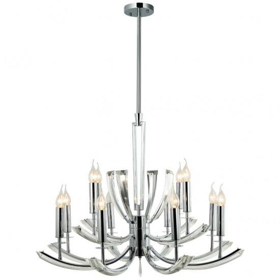 MONTESSO 12 Lİ KROM AVİZE 12XE14