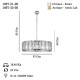 ORVIN Q60 KROM AVİZE 8XE14
