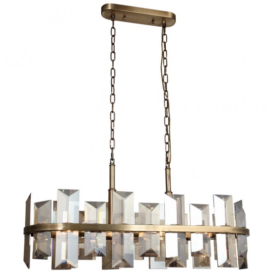 KANSAS L90 LIK ANTIK LAK Y.M AVİZE 8XE14